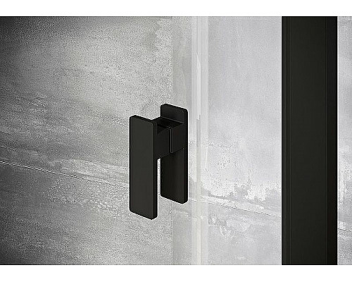 Купить Душевая дверь Ravak Nexty NDOP2-120 03OG0300Z1 профиль Черный стекло Transparent в магазине сантехники Santeh-Crystal.ru