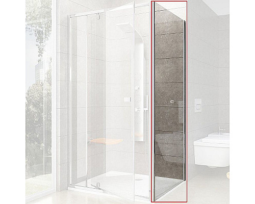 Купить Душевая стенка Ravak Pivot PPS-80 90G40C00Z1 профиль Хром стекло Transparent в магазине сантехники Santeh-Crystal.ru