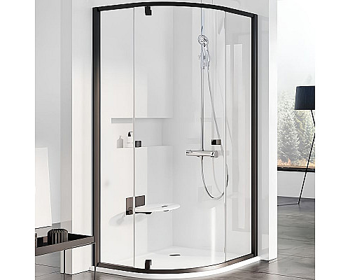 Santeh-Crystal.ru: Душевой уголок Ravak Pivot PSKK3 80x80 37644300Z1 профиль Черный стекло Transparent Заказать Душевой уголок Ravak Pivot PSKK3 80x80 37644300Z1 профиль Черный стекло Transparent в магазине сантехники Santeh-Crystal.ru