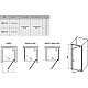 Купить Душевая дверь Ravak Pivot PDOP1-80 03G40300Z1 профиль Черный стекло Transparent в магазине сантехники Santeh-Crystal.ru