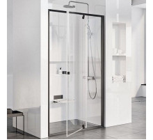 Душевая дверь Ravak Pivot PDOP2-110 03GD0300Z1 профиль Черный стекло Transparent
