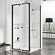 Заказать Душевая стенка Ravak Pivot PPS-80 90G40300Z1 профиль Черный стекло Transparent в магазине сантехники Santeh-Crystal.ru