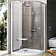 Купить Душевой уголок Ravak Pivot PSKK3 80x80 37644100Z1 профиль Белый стекло Transparent в магазине сантехники Santeh-Crystal.ru