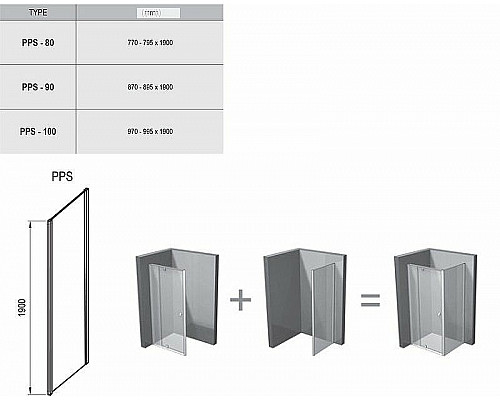 Santeh-Crystal.ru: Душевая стенка Ravak Pivot PPS-100 90GA0100Z1 профиль Белый стекло Transparent Заказать Душевая стенка Ravak Pivot PPS-100 90GA0100Z1 профиль Белый стекло Transparent в магазине сантехники Santeh-Crystal.ru