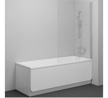 Шторка на ванну Ravak Pivot PVS1-80 79840U00Z1 профиль Сатин стекло Transparent