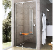 Душевая дверь Ravak Pivot PDOP2-100 03GA0U00Z1 профиль Сатин ручка Хром стекло Transparent