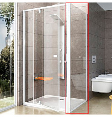 Душевая стенка Ravak Pivot PPS-80 90G40100Z1 профиль Белый стекло Transparent