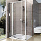 Заказать Душевой уголок Ravak Pivot PDOP2+PPS 100х80 03GA0C00Z1+90G40C00Z1 профиль Хром стекло Transparent в магазине сантехники Santeh-Crystal.ru