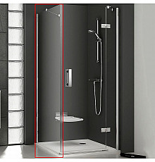 Душевая стенка Ravak SmartLine SMPS-80 R 9SP40A00Z1 профиль Хром стекло Transparent