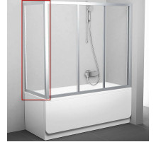 Боковая стенка для шторки на ванну Ravak Supernova APSV-70 95010U02Z1 профиль Сатин стекло Transparent