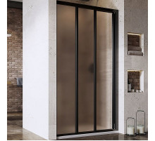 Душевая дверь Ravak Supernova ASDP3-100 00VA03R2ZG профиль Черный стекло Grape