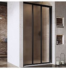 Душевая дверь Ravak Supernova ASDP3-100 00VA03R2ZG профиль Черный стекло Grape