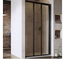 Душевая дверь Ravak Supernova ASDP3-130 00VJ03R2Z1 профиль Черный стекло Transparent