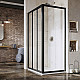 Заказать Душевая стенка Ravak Supernova APSS-75 940303R2Z1 профиль Черный стекло Transparent в магазине сантехники Santeh-Crystal.ru