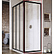 Заказать Душевая стенка Ravak Supernova APSS-80 940403R2Z1 профиль Черный стекло Transparent в магазине сантехники Santeh-Crystal.ru