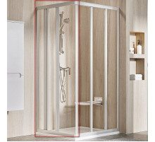 Душевая дверь Ravak Supernova ASRV3-75 198 15V30UR2Z1 профиль Сатин стекло Transparent