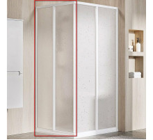 Душевая дверь Ravak Supernova SRV2-90 195 S 14V701O211 профиль Белый витраж пластик Pearl