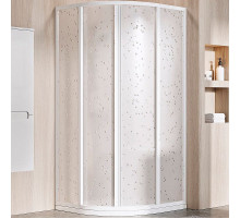 Душевой уголок Ravak Supernova SKCP4-80 80x80 3114O10211 профиль Белый витраж пластик Pearl