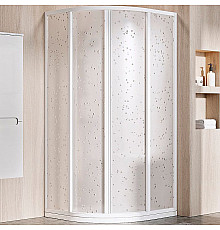 Душевой уголок Ravak Supernova SKCP4-80 80x80 3114O10211 профиль Белый витраж пластик Pearl