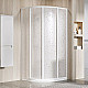 Купить Душевой уголок Ravak Supernova SKCP4-90 90x90 3117O10211 профиль Белый витраж пластик Pearl в магазине сантехники Santeh-Crystal.ru
