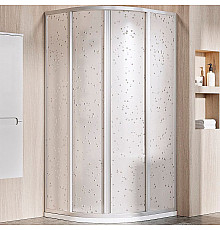 Душевой уголок Ravak Supernova SKCP4-90 90x90 3117OU0211 профиль Сатин витраж пластик Pearl