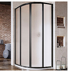 Душевой уголок Ravak Supernova SKCP4-90 90x90 3117O302ZG профиль Черный стекло Grape