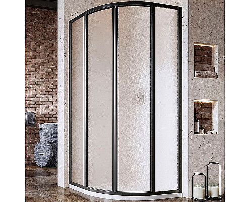 Заказать Душевой уголок Ravak Supernova SKCP4-90 90x90 3117O302ZG профиль Черный стекло Grape в магазине сантехники Santeh-Crystal.ru