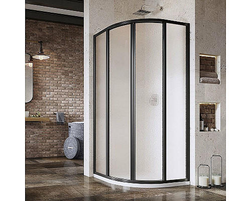 Заказать Душевой уголок Ravak Supernova SKCP4-90 90x90 3117O302ZG профиль Черный стекло Grape в магазине сантехники Santeh-Crystal.ru