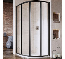 Душевой уголок Ravak Supernova SKCP4-90 90x90 3117O302Z1 профиль Черный стекло Transparent