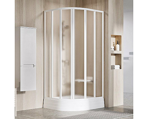 Заказать Душевой уголок Ravak Supernova SKKP6-80 80x80 3204O102ZG профиль Белый стекло Grape в магазине сантехники Santeh-Crystal.ru