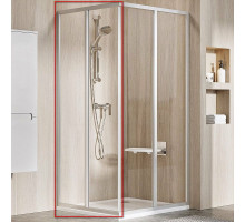 Душевая дверь Ravak Supernova SRV2-80 195 S 14V40UO2Z1 профиль Сатин стекло Transparent