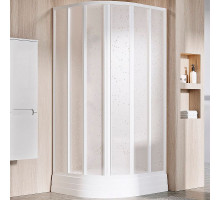 Душевой уголок Ravak Supernova SKKP6-90 90x90 3207O10211 профиль Белый витраж пластик Pearl