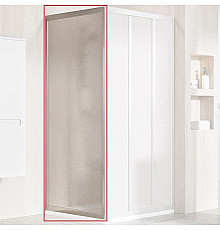 Душевая стенка Ravak Supernova APSS-80 94040UR211 профиль Сатин витраж пластик Pearl