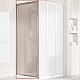 Купить Душевая стенка Ravak Supernova APSS-80 94040UR211 профиль Сатин витраж пластик Pearl в магазине сантехники Santeh-Crystal.ru