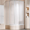 Душевой уголок Ravak Supernova SKCP4-80 Sabina 80x80 31144VU0011 профиль Сатин витраж пластик Pearl Душевой уголок Ravak Supernova SKCP4-80 Sabina 80x80 31144VU0011 профиль Сатин витраж пластик Pearl