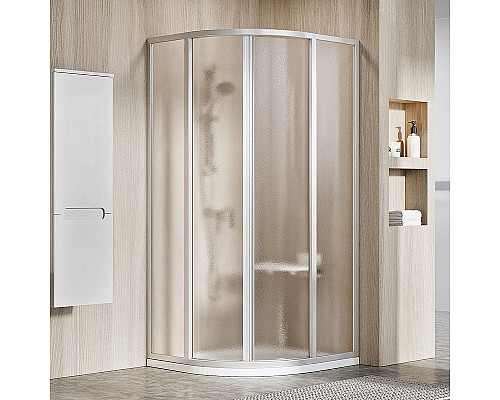 Купить Душевой уголок Ravak Supernova SKCP4-80 80x80 31140U00ZG профиль Сатин стекло Grape в магазине сантехники Santeh-Crystal.ru