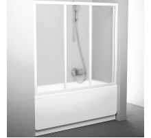 Шторка на ванну Ravak Supernova AVDP3-120 40VG0102ZG профиль Белый стекло Grape