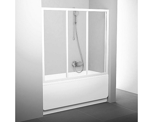 Заказать Шторка на ванну Ravak Supernova AVDP3-160 40VS0102Z1 профиль Белый стекло Transparent в магазине сантехники Santeh-Crystal.ru