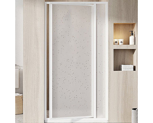 Santeh-Crystal.ru: Душевая дверь Ravak Supernova SDOP-90 03V7010011 профиль Белый витраж пластик Pearl Купить Душевая дверь Ravak Supernova SDOP-90 03V7010011 профиль Белый витраж пластик Pearl в магазине сантехники Santeh-Crystal.ru