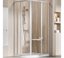 Душевой уголок Ravak Supernova SKCP4-80 80x80 3114OU02Z1 профиль Сатин стекло Transparent