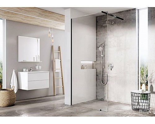 Santeh-Crystal.ru: Душевая перегородка Ravak Walk-In Wall 130 GW9WJ0300Z1 профиль Черный стекло Transparent Приобрести Душевая перегородка Ravak Walk-In Wall 130 GW9WJ0300Z1 профиль Черный стекло Transparent в магазине сантехники Santeh-Crystal.ru