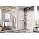 Приобрести Душевая перегородка Ravak Walk-In Wall 130 GW9WJ0300Z1 профиль Черный стекло Transparent в магазине сантехники Santeh-Crystal.ru