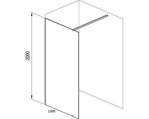 Santeh-Crystal.ru: Душевая перегородка Ravak Walk-In Wall 130 GW9WJ0300Z1 профиль Черный стекло Transparent Приобрести Душевая перегородка Ravak Walk-In Wall 130 GW9WJ0300Z1 профиль Черный стекло Transparent в магазине сантехники Santeh-Crystal.ru
