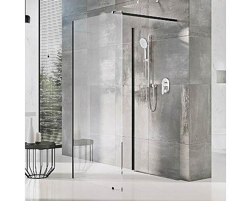 Santeh-Crystal.ru: Душевая перегородка Ravak ST Walk-In Corner 120х80 GW1CG4300Z1 профиль Черный стекло Transparent Приобрести Душевая перегородка Ravak ST Walk-In Corner 120х80 GW1CG4300Z1 профиль Черный стекло Transparent в магазине сантехники Santeh-Crystal.ru