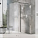 Приобрести Душевая перегородка Ravak ST Walk-In Corner 120х80 GW1CG4300Z1 профиль Черный стекло Transparent в магазине сантехники Santeh-Crystal.ru