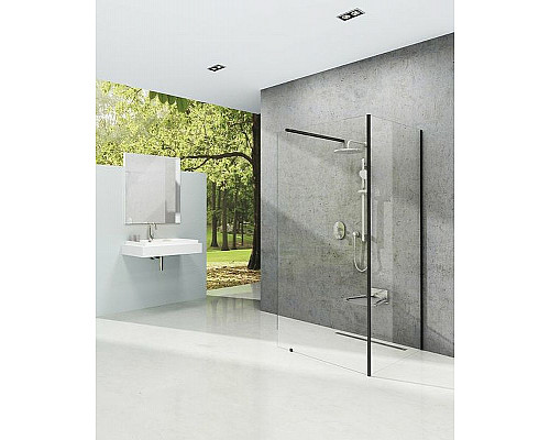 Santeh-Crystal.ru: Душевая перегородка Ravak ST Walk-In Corner 120х80 GW1CG4300Z1 профиль Черный стекло Transparent Приобрести Душевая перегородка Ravak ST Walk-In Corner 120х80 GW1CG4300Z1 профиль Черный стекло Transparent в магазине сантехники Santeh-Crystal.ru