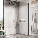 Душевая перегородка Ravak Walk-In Wall 100 GW9WA0300Z1 профиль Черный стекло Transparent Душевая перегородка Ravak Walk-In Wall 100 GW9WA0300Z1 профиль Черный стекло Transparent
