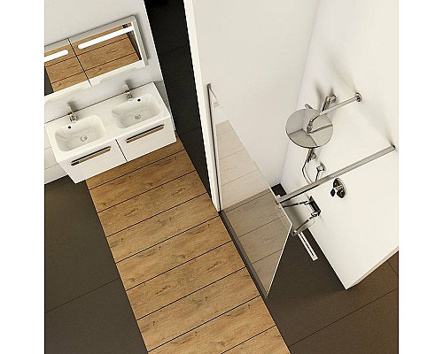 Santeh-Crystal.ru: Душевая перегородка Ravak Walk-In Wall 100 GW9WA0C00Z1 профиль Хром стекло Transparent Купить Душевая перегородка Ravak Walk-In Wall 100 GW9WA0C00Z1 профиль Хром стекло Transparent в магазине сантехники Santeh-Crystal.ru