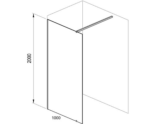 Santeh-Crystal.ru: Душевая перегородка Ravak Walk-In Wall 100 GW9WA0C00Z1 профиль Хром стекло Transparent Купить Душевая перегородка Ravak Walk-In Wall 100 GW9WA0C00Z1 профиль Хром стекло Transparent в магазине сантехники Santeh-Crystal.ru
