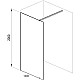 Купить Душевая перегородка Ravak Walk-In Wall 100 GW9WA0C00Z1 профиль Хром стекло Transparent в магазине сантехники Santeh-Crystal.ru